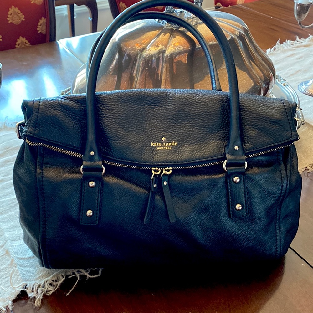 Peddled leather Kate Spade New York satchel